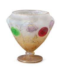 Daum Vase Verre Signe 16x14 Cm Aguttes 16 04 2019