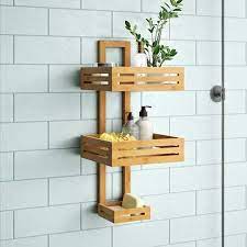 Keep your shower free of clutter and organise your toiletries with this bamboo shower caddy by koo. Shower Bath Caddy Detachable Shower Head