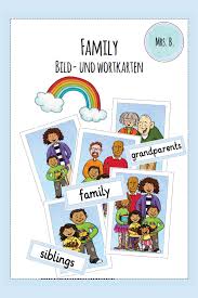 Family Bild Und Wortkarten Mit Vielfaltigen Familien Unterrichtsmaterial Im Fach Englisch In 2020 Wortkarte Englischunterricht Englischunterricht Grundschule