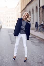 Black And White Pants Outfit Ideas Pin By A Piece Of Toast On Oh Fashion White Denim Outfit White Jeans Winter Denim Outfit