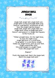 Jingle Bell Rock Kids Video Song With Free Lyrics Activities Christmas Songs Lyrics Christmas Songs For Kids Christmas Lyrics