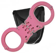 Solid handcuffs with a particularly wide hinge for professional use. Buy Pink Police Style Hinged Handcuffs In Cheap Price On Alibaba Com