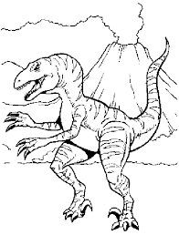 Moving upright on two legs. Jurassic Park Coloring Pages Ideas Whitesbelfast Com