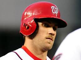 Was Julio Teheran just jealous of Bryce Harper's new mustache?
