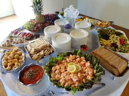 Heavy horderves are the kind that you serve at a cocktail party when you don't plan to serve a meal. Hors D Oeuvres Station Appetizer Buffet Catering Food Displays Food Displays