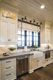 Maybe you would like to learn more about one of these? Off White Kitchen With Grey Expo Quartz Countertop Diy Kitchen Remodel Farmhouse Kitchen Design Farmhouse Style Kitchen