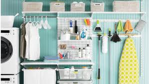 Here is how the laundry room area was. Laundry Room Organization Ideas The Container Store
