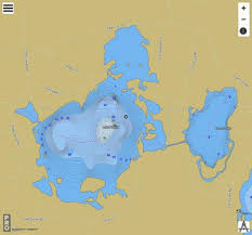 Burns Lake Lake Placid Fishing Map