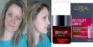 كريم لوريال لشد الوجه لبشرة أكثر شباب face cream loreal paris moisturiser