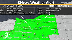 A flash flood warning and severe thunderstorm warnings were issued for several virginia counties and one maryland county saturday as storms . Flash Flood Warning Issued For Parts Of Several Ne Ohio Counties Wkyc Com