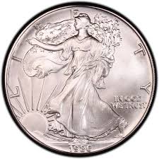 1986 American Silver Eagle Values And Prices Coinvalues Com