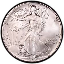 1986 american silver eagle values and prices coinvalues com