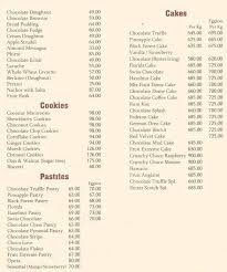 Menu at Gaylord Restaurant, Mumbai