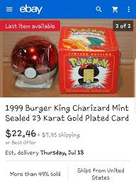 Great deals on pokemon 23k gold trading card. What Is A Limited Edition Nintendo 06 Charizard 23 Karat Gol D Plated Trading Card With Coa Worth Quora