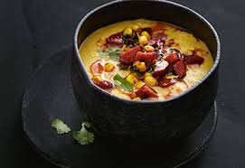 Maissuppe mit ingwer und chili. Kokos Mais Suppe Frisch Gekocht