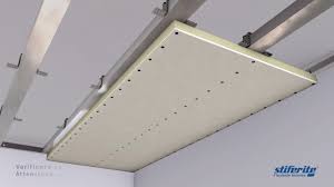 Posa Del Sistema Isolante Stiferite Rp A Controsoffitto Con Telaio Metallico Youtube