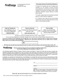 Check spelling or type a new query. Sample Proxy Card Voter Instruction Form Firstenergy