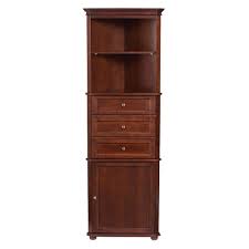 Here are the best ways to make it work. Home Decorators Collection Hampton Harbor 23 In W X 12 In D X 67 1 2 In H Corner Linen Cabinet In Sequoia Bf 21893 Sq The Home Depot