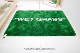 A Closer Look At Virgil Abloh S Upcoming Ikea Collection Grass Rug Ikea Rugs