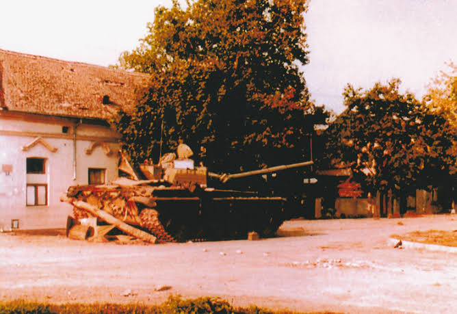 Bitke za Nuštar 1991. - Hrvatski vojnik