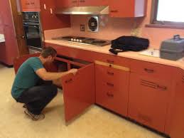 How to paint kitchen cabinets. One Ingenious Couple Two Sets Of Vintage St Charles Kitchen Cabinets A Gorgeous Midcentury Modern Kitchen Remodel