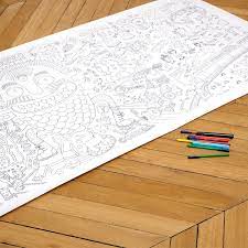 Printable jumbo coloring pages pack includes. Giant Coloring Poster Babyccino Kids Daily Tips Children S Products Craft Ideas Recipes More