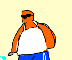 Lilo and stitch ice cream guy. Hawaiian Man Eating Ice Cream Drawception