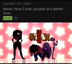 After an introduction from the diamonds (the tale of steven), steven universe (now 16 years old) greets the citizens of the gem empire. Credits U Wnashif Or Reddit Steven Universe Memes Steven Universe Steven