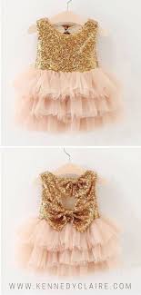 Gold Sequin Dress For Baby Girls And Toddlers Adorable Fancy Dresses And Free Shipping Over 75 Vestidos Roupas Meninos Tumblr