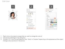 three staged organizational chart with business employees