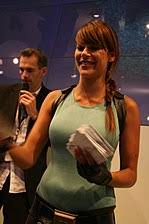 Flexi redhead teen shows her limber body. Lara Croft Wikipedia