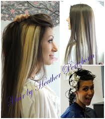 Highlights on hair are not so surprising these days. Brown Hair With Blonde Peekaboos Novocom Top