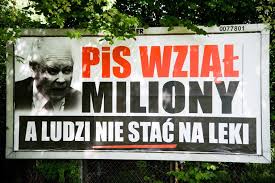 Znalezione obrazy dla zapytania Pis wziÄ…Å‚ miliony plakat