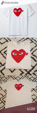 Your logo can communicate your brand. Comme Des Garcons Play Heart Face Graphic T Shirt Heart Face Comme Des Garcons Play Graphic Tshirt