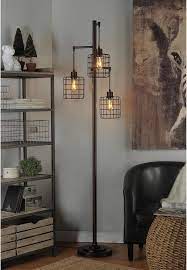 Industrial Floor Lamp Shade Pendant Cage Steampunk Reading Office Edison Bulb 7110103441068 Floor Lamps Living Room Industrial Floor Lamps Steel Floor Lamps