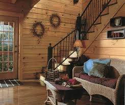 Painting Full Log Walls Inside The Effect Painted Logs Might Have On The Resale Of Your Log Home Log Home Interior Log Home Decorating Log Homes