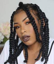 35 Bombass Ways To Style Your Bodacious Box Braids Braided Hairstyles For Teens Box Braids Styling Box Braids Hairstyles
