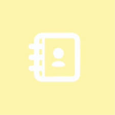 Ios14 Aesthetic Yellow Contacts App Icon Iphone Photo App App Icon Ios Icon