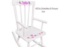 Personlaized Kids Rocker Custom Painted Rocking Chair For Children Kids Rocker Personalized Childs Rocking Chair R Kids Rocking Chair Kids Rocker Rocking Chair