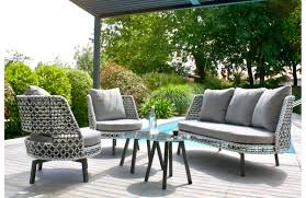 Maybe you would like to learn more about one of these? Salon De Jardin Bas Agadir Avec Coussins Taupe Et Resine Tressee Ecru 4 Personnes Dcb Garden