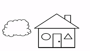 Gambar Mewarnai Gambar Rumah Paud Tk Sd Mi Sketsa Anak Di Rebanas Rebanas