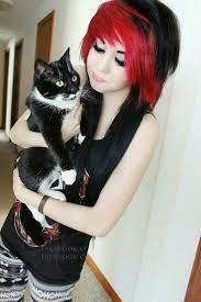 Emo Scene Hair Black With Red Black Emo Hair Emo Hair Emo Scene Hair