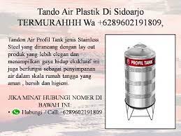 Termurahhh Wa 6289602191809 Tando Air Plastik Di Sidoarjo Surabaya Air Profil