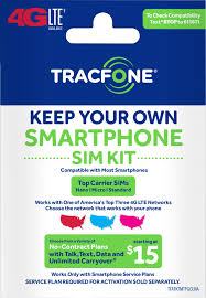 $90 target giftcard with phone and $25 airtime purchase on select items. Tracfone Keep Your Own Phone Sim Card Kit Tfatktmuna Tri1 Best Buy
