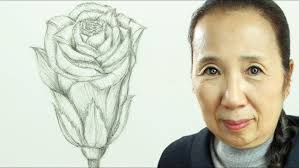 Drawing cyclamen with pencil (in 3 minutes)