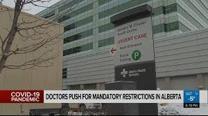There is a time lag between when people get infected and when new cases are identified. Alberta Doctors Pushing For Mandatory Covid 19 Restrictions