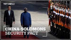 China signs bilateral security agreement with Solomon Islands - YouTube
