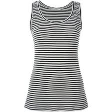 Black And White Striped Tank Top Dress Max Mara Striped Tank Top Striped Tank Top Striped Tank Striped Jersey