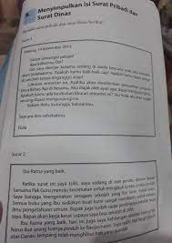 Berikut ini adalah pembahasan dan kunci jawaban ips kelas 7 halaman 121, 122. Latihan Berpikir Kritis Memahami Surat Pribadia Urutkanlah Maksud Isi Surat 1 Dan Surat 2 Diatas Brainly Co Id