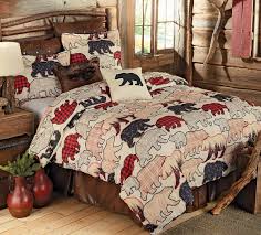 Bear Gathering Bed Set Queen In 2020 Bedding Sets Black Forest Decor Duvet Bedding Sets